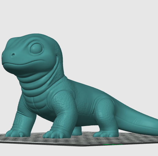 Dragon de komodo chibi
