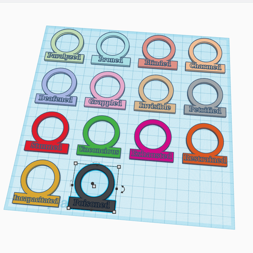 Ailment label 3D model