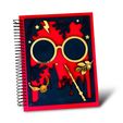13-harry-potter-glasses-notebook-cover-1.jpg Harry Potter & die Brille Notebook Journal Cover Laser Cut Dateien & SVG Dateien Vorlage