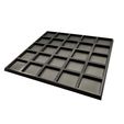 25mm-to-30mm-5x5.jpg 26 STLs for Movement Tray Adapters. 20mm, 25mm, 32mm Round, 25mm x 50mm