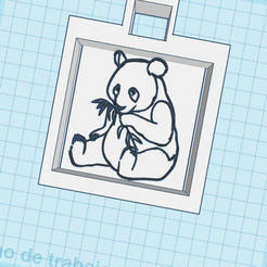 Mighty Amur-Gaaris.png STL-Datei llavero/oso panda con bambu/ panda bear with bambu keychain kostenlos・Objekt zum Herunterladen und Drucken in 3D, claulopetegui