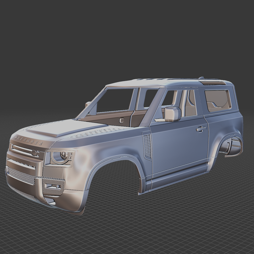 Land Rover Defender 90 V8 2022 Body Ready for 3D Printing