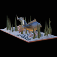 carp-scenery-45cm-8.png two carp scenery in underwather for 3d print detailed texture
