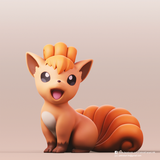 Vulpix(Pokemon) 3D model
