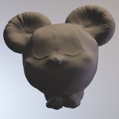 mickeybull.jpg Archivo OBJ gratis mickeybull (ratones serie muchacho Minitoys)・Plan imprimible en 3D para descargar, Majin59