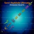 4.jpg Sora Keyblade Ultima From Kingdom Hearts - Fan Art 3D print model