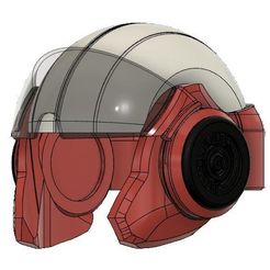 A-wing_Pilot_Helm23g.jpg STL file A Wing Style Helmet・3D print design to download
