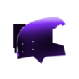 CP2077_Kabuto_Back2.stl STL file Cyberpunk 2077 Kabuto Helmet・Model to download and 3D print