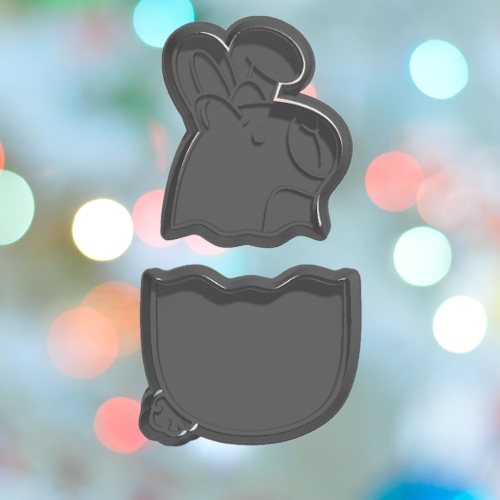 Capybara in Egg Cookie Cutter Set