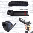 CS2mein6.jpg 补偿器 Hi-Capa 5.1 英寸 Pit Viper Combat Master 20 毫米导轨兼容气枪 Marui WE AW 定制零件 配件 消音器 抑制器 枪口制动器 5.1 英寸 原始零件 3D 打印机 CS2