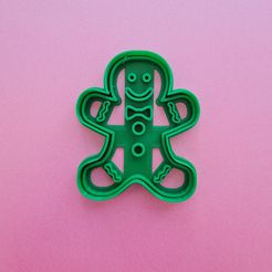 20211124_111046.jpg Christmas Cookie Cutter - Gingerbread Man - Christmas Cookie Cutter