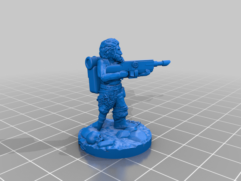 Peg_Leg_Wretch_Guardsman.png Download free STL file Peg Leg Wretch Guard • 3D print model, Ellie_Valkyrie