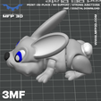 STL-3MF-slicer-56.png ARTICULATED BUNNY MFP3D - PAMPAM - THUMPER -NO SUPPORT - PRINT IN PLACE - SENSORY TOY-FIDGET