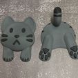 _MG_7272.jpg STL-Datei Cat Butt Kleiderbügel・Design für 3D-Drucker zum herunterladen, SaschaUncia