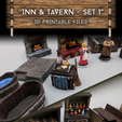 EC3D---Inn-and-Tavern-1---Cover.png Inn & Tavern Items - Set 1 - 28mm gaming - Sample Items
