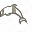 Delfin-v1.png Cookie cutter dolphin