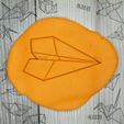 2.jpg Paper plane - origami COOKIE CUTTER - CUTTER PLATE OF GALLETS OR FONDANT - 8cm