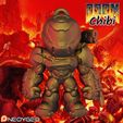 demonslayer-toy0.jpg DOOM SLAYER MARINE - DOOM CHIBI KEYCHAIN