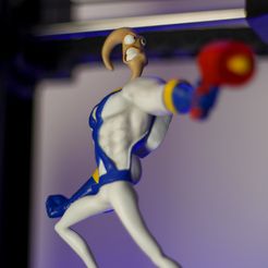 _MG_5096.jpg Free OBJ file Earthworm Jim・3D printing model to download