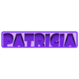 Patricia_Playful.STL Patricia 3D Nametag - 5 Fonts