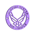 US Air Force.stl Us Air Force wall art united states Air Force wall decoration 2d art