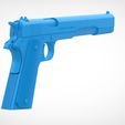 2.43.jpg Colt M1911A1 from the movie Hitman Agent 47 1 to 12 scale 3D print model