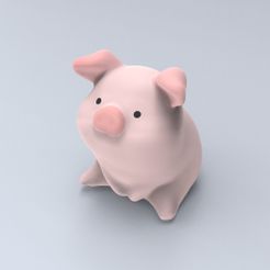 untitled.90.jpg Squat pig（generated by Revopoint POP）