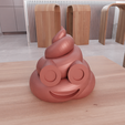 untitled.png 3D Poop Decor For Home and Living with 3D Stl Files & 3D Printing, Gift for Mom, Poop Gift, 3D Printed Decor, Cute Poop, Gift for Kids