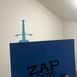 lsb.jpg Free STL file The longsword bookmark・3D printing design to download
