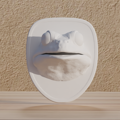 0001.png Fichier 3D Fichier : Animaux Trophée Grenouille au format numérique・Modèle à télécharger et à imprimer en 3D