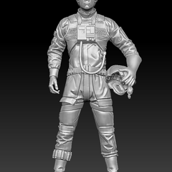 LukeSkywalkerPilot.png Star Wars Luke Skywalker 1/72 X-Wing Pilot (Add-on for Diorama)