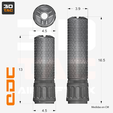 QDC.png 3DTAC / QDC Airsoft Suppressor / 2 models included