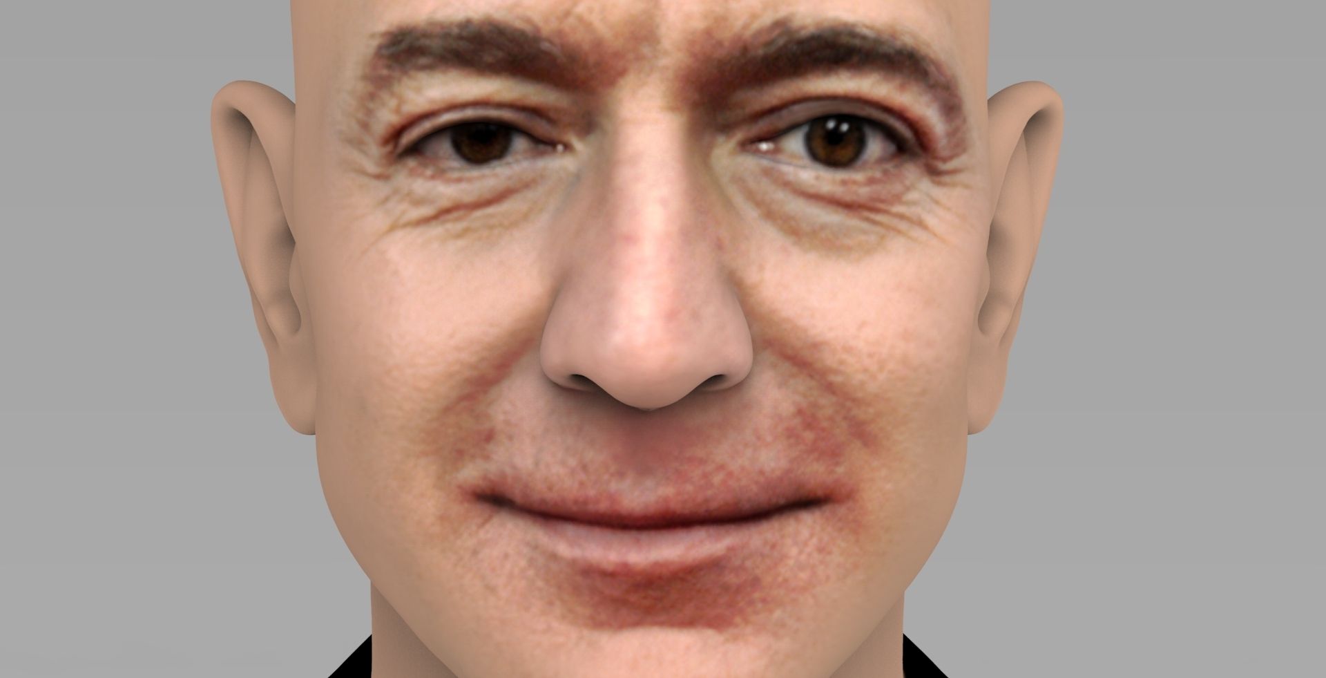untitled.1108.jpg Descargar archivo El busto de Jeff Bezos está listo para la impresión en 3D a todo color • Diseño para imprimir en 3D, PrintedReality