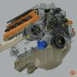 Hellcat_Render_12.jpg STL file DODGE SRT HELLCAT - ENGINE・3D printing template to download