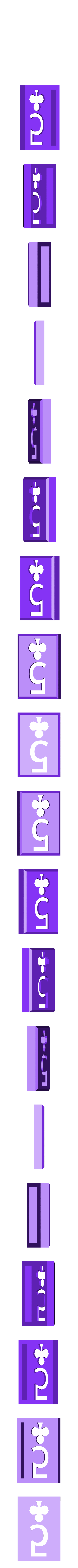 BlockClubs05.stl Player Card Tiles with Transforming Box