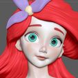 15.jpg ARIEL SIRENITA PRINCESA DISNEY PERSONAJE LINDA CHICA ANIME IMPRESIÓN 3D