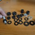 DSC05695_display_large.jpg Free STL file Printable standard M8 Hex nuts and washers・Template to download and 3D print