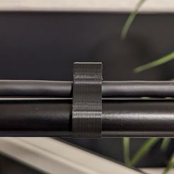 on_stand_vertikal.jpg STL file XLR cabel holder 14mm・3D print design to download