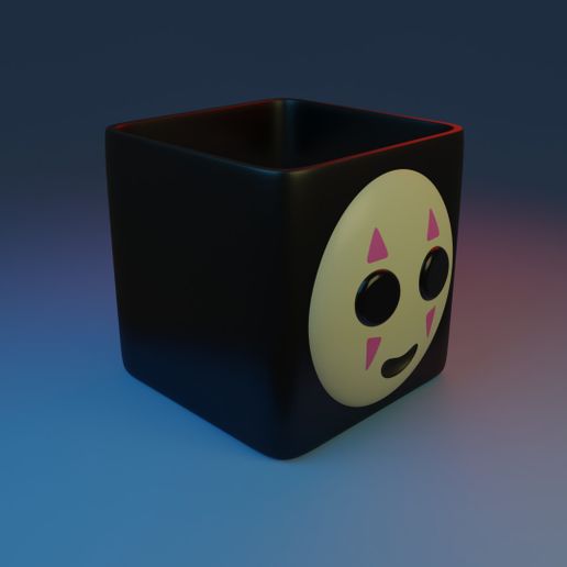 No-Face PLANT POT (Chihiro) 3D model