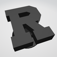 R.png AlphaCharm Set: Customizable Alphabet Jibbitz for Crocs
