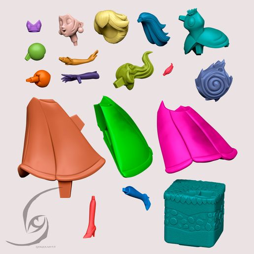 31.jpg Princesa Peach - STL 3D Print Figure