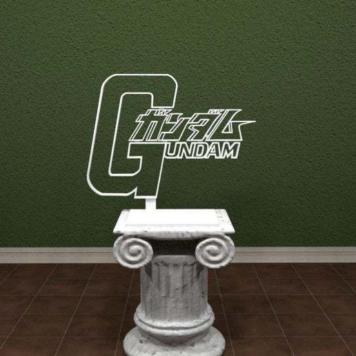 Gundam Logo 3D model