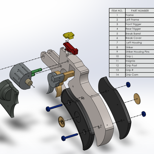 3d File K 211 Sci Fi Shotgun For Pps Airsoft Shells・3d Printer Design To Download・cults 0137