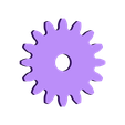 16_tooth_bottom_left_connected_to_big_gear.stl Fichier STL gratuit Amélioré ! iPhone Gear Case avec mécanisme de Genève・Objet à télécharger et à imprimer en 3D