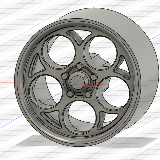 Magnum Drag Rims 1/64