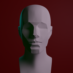 cabeza.png STL file Human head human head・3D print design to download, Luck_Master