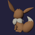 eevee-render-back.png Eevee - Pokemon Sculpt