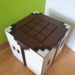 20200617_104725.jpg Файл STL Minecraft Crafting Table・Модель для печати в 3D скачать