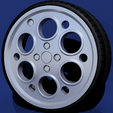 3.png STL WHEEL ALFA ROMEO 145 QUADRIFOGLIO 1996