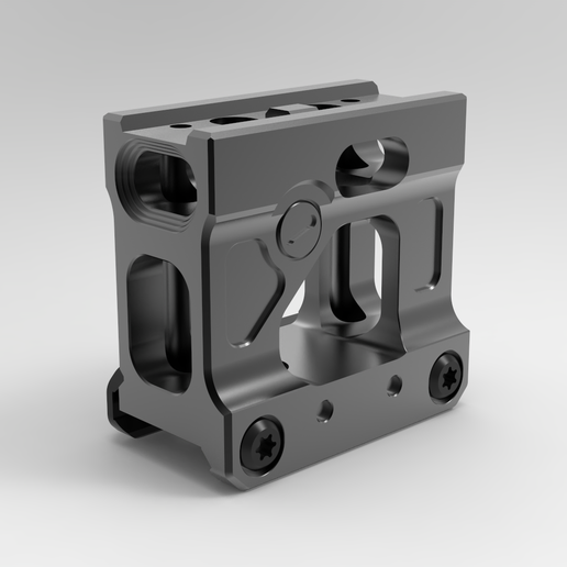 UNITY STYLE FAST T1/T2 MICRO MOUNT AR15 M4 HK416 SCAR AK MP5 3D model